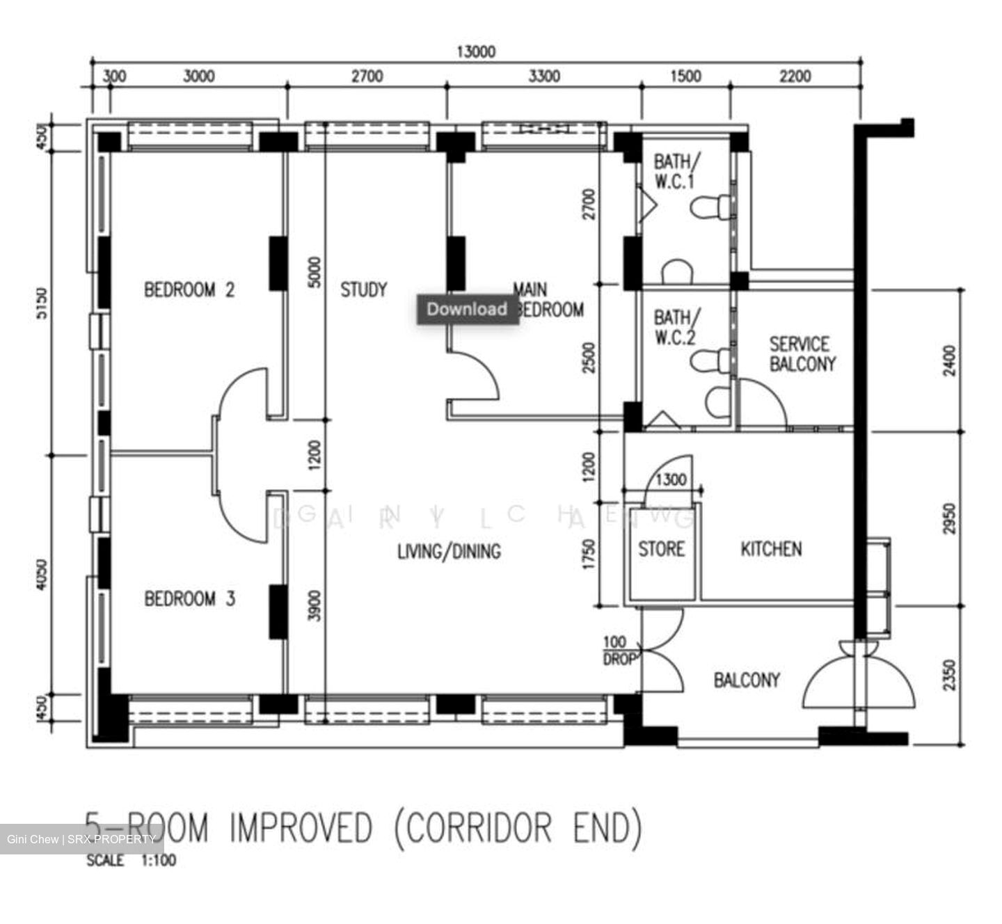 Blk 288B Jurong East Street 21 (Jurong East), HDB 5 Rooms #499970041